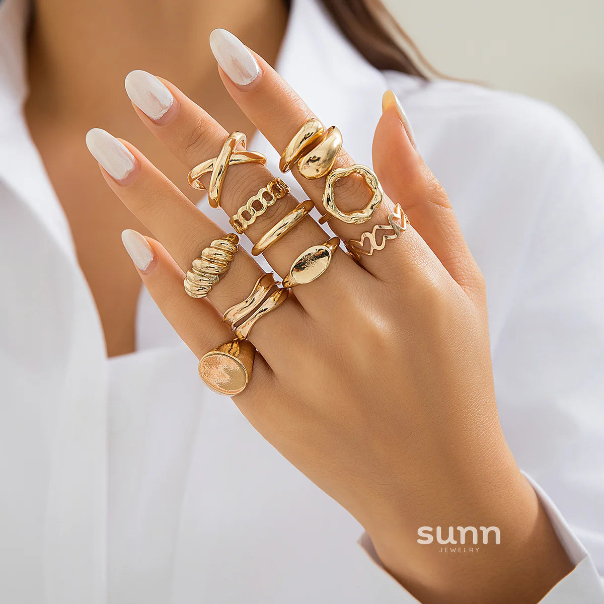 Farrah Stackable Ring Set