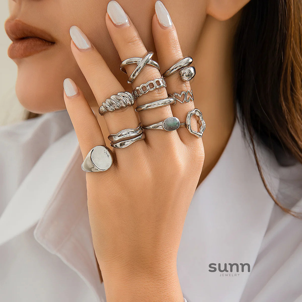Farrah Stackable Ring Set