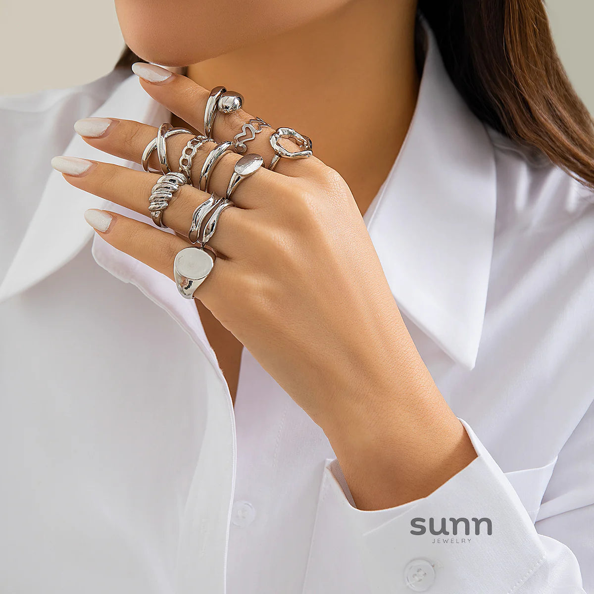 Farrah Stackable Ring Set