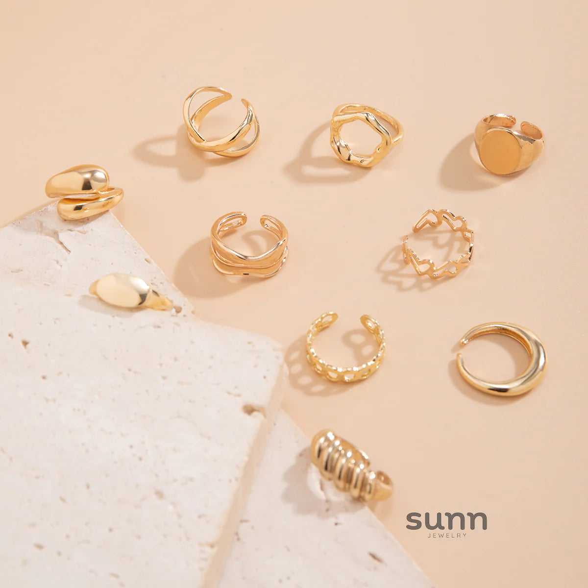 Farrah Stackable Ring Set