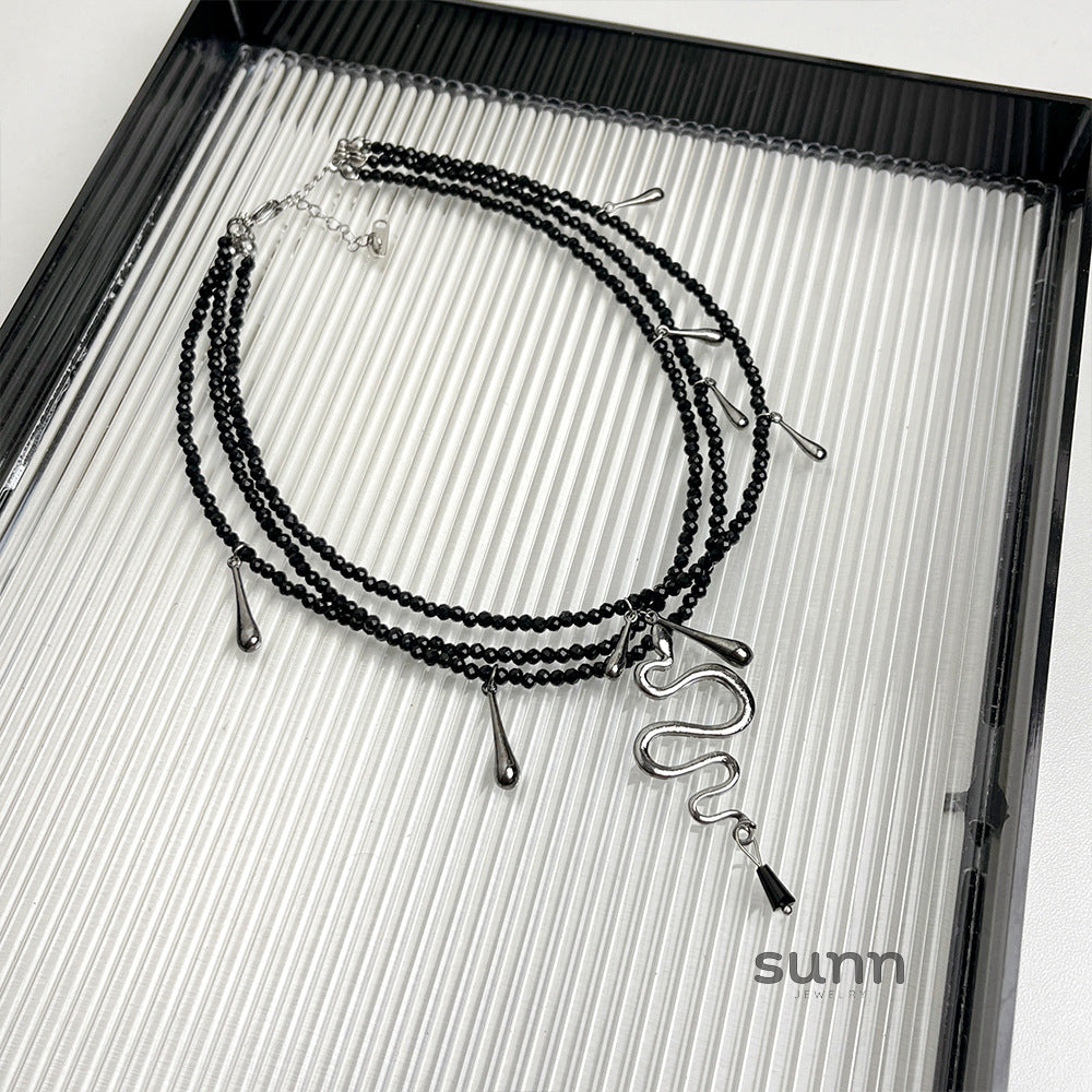 Fatou Serpent Choker Necklace [897MHJSR]