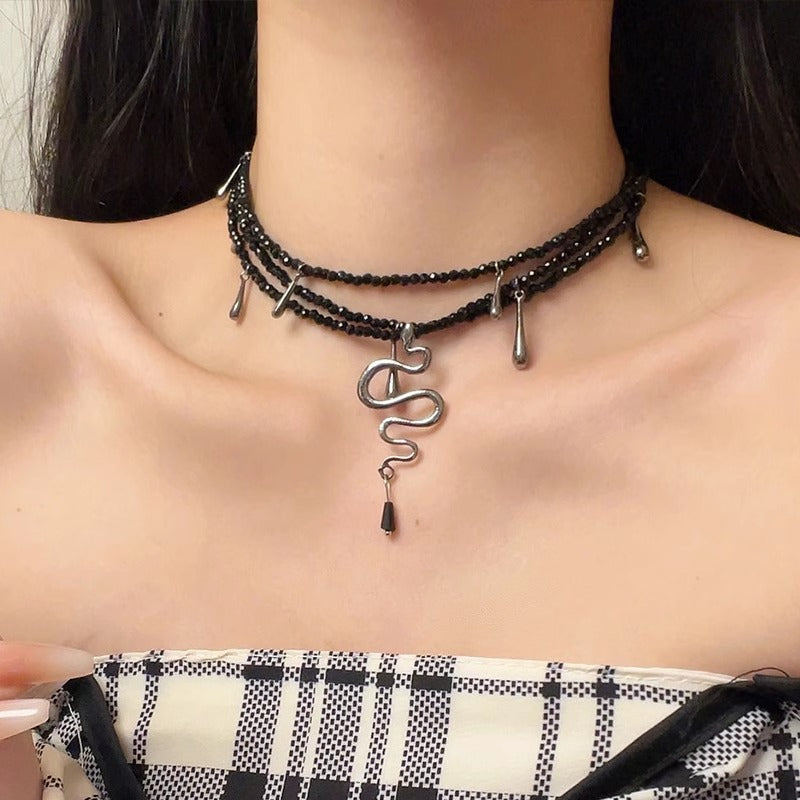Fatou Serpent Choker Necklace [HH3K1QO9]