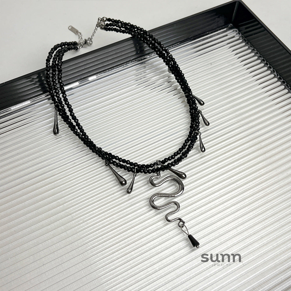 Fatou Serpent Choker Necklace [ZKEM95E8]