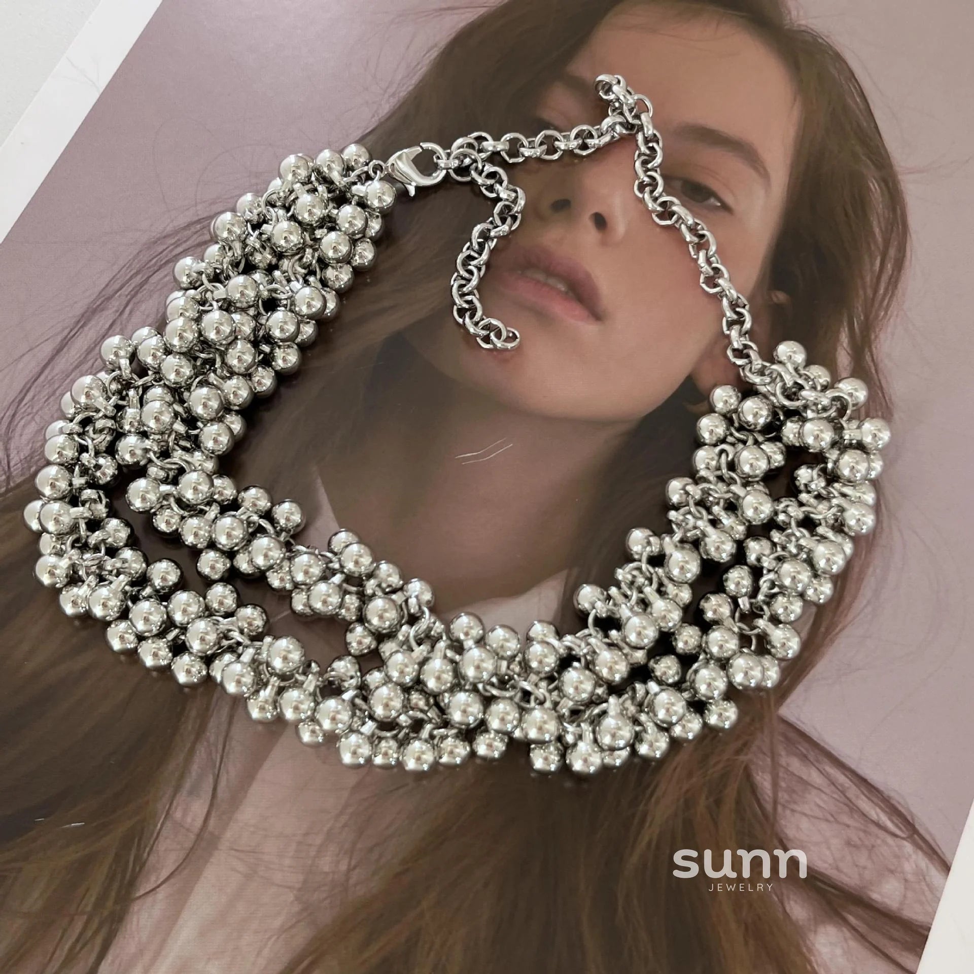 Fatoumata Layered Crescent Necklace