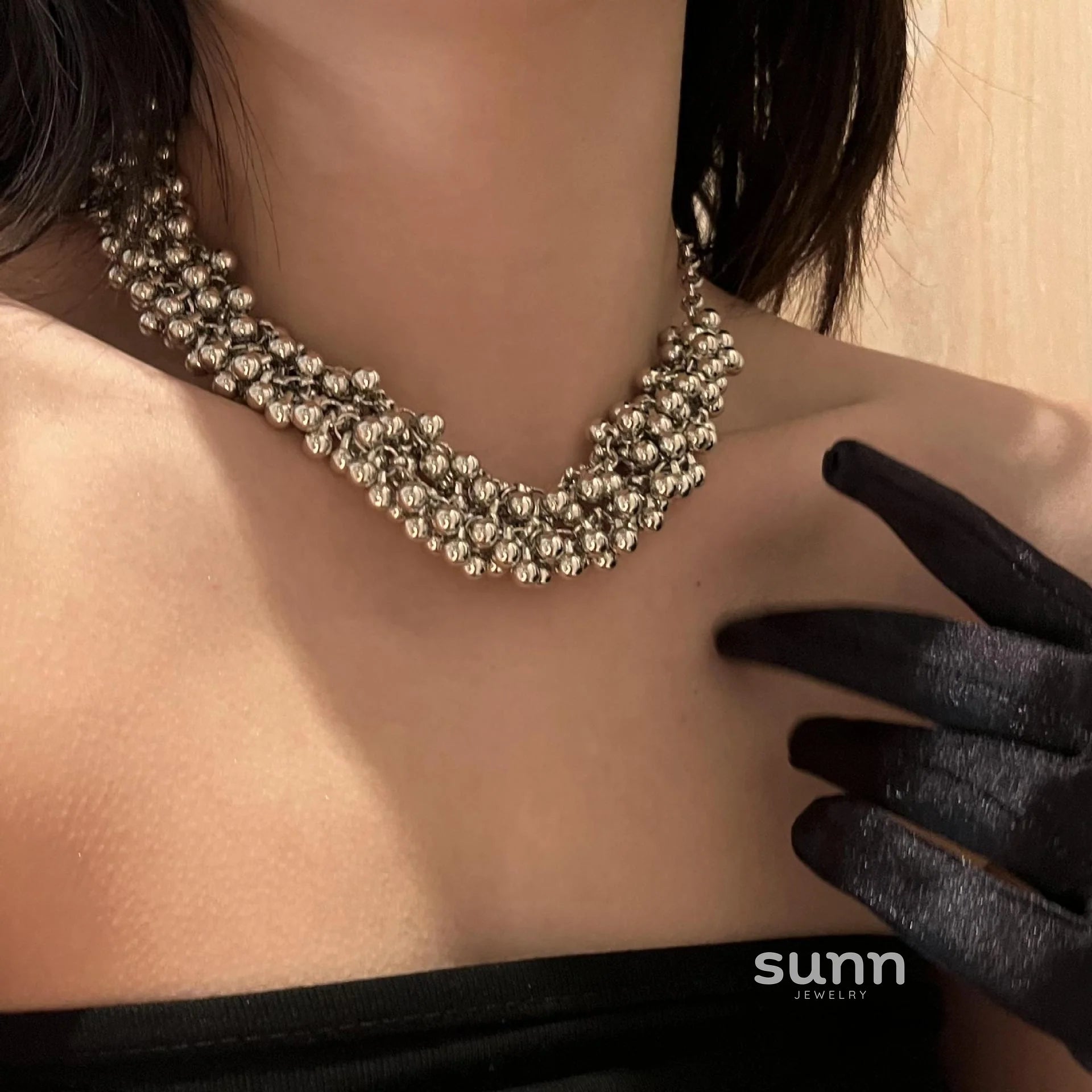 Fatoumata Layered Crescent Necklace