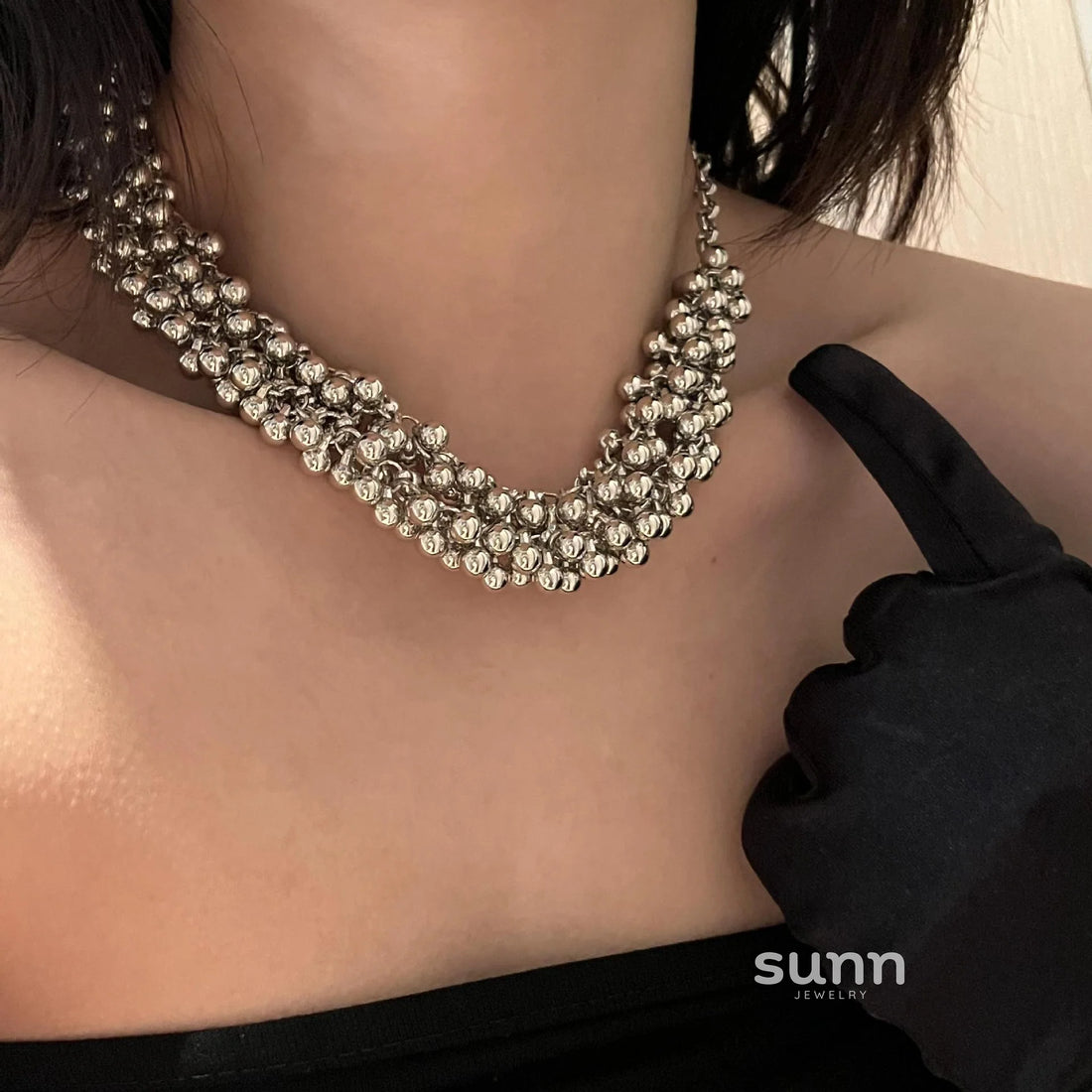 Fatoumata Layered Crescent Necklace