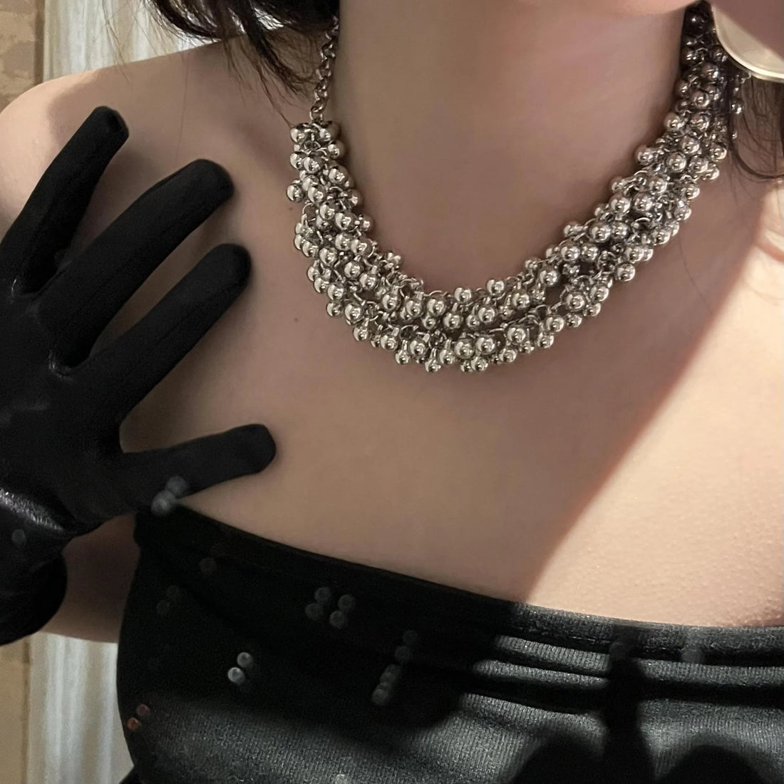 Fatoumata Layered Crescent Necklace