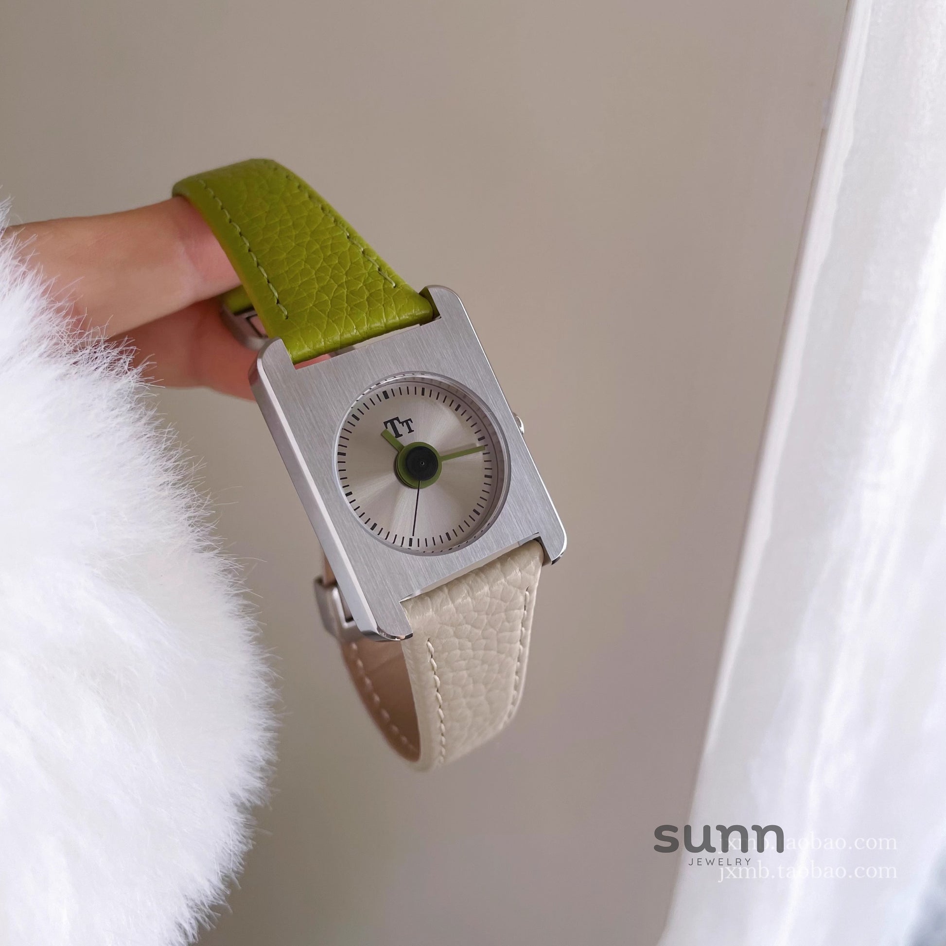 Fatoumata Two-Tone Leather Watch [XDXSKZIU]