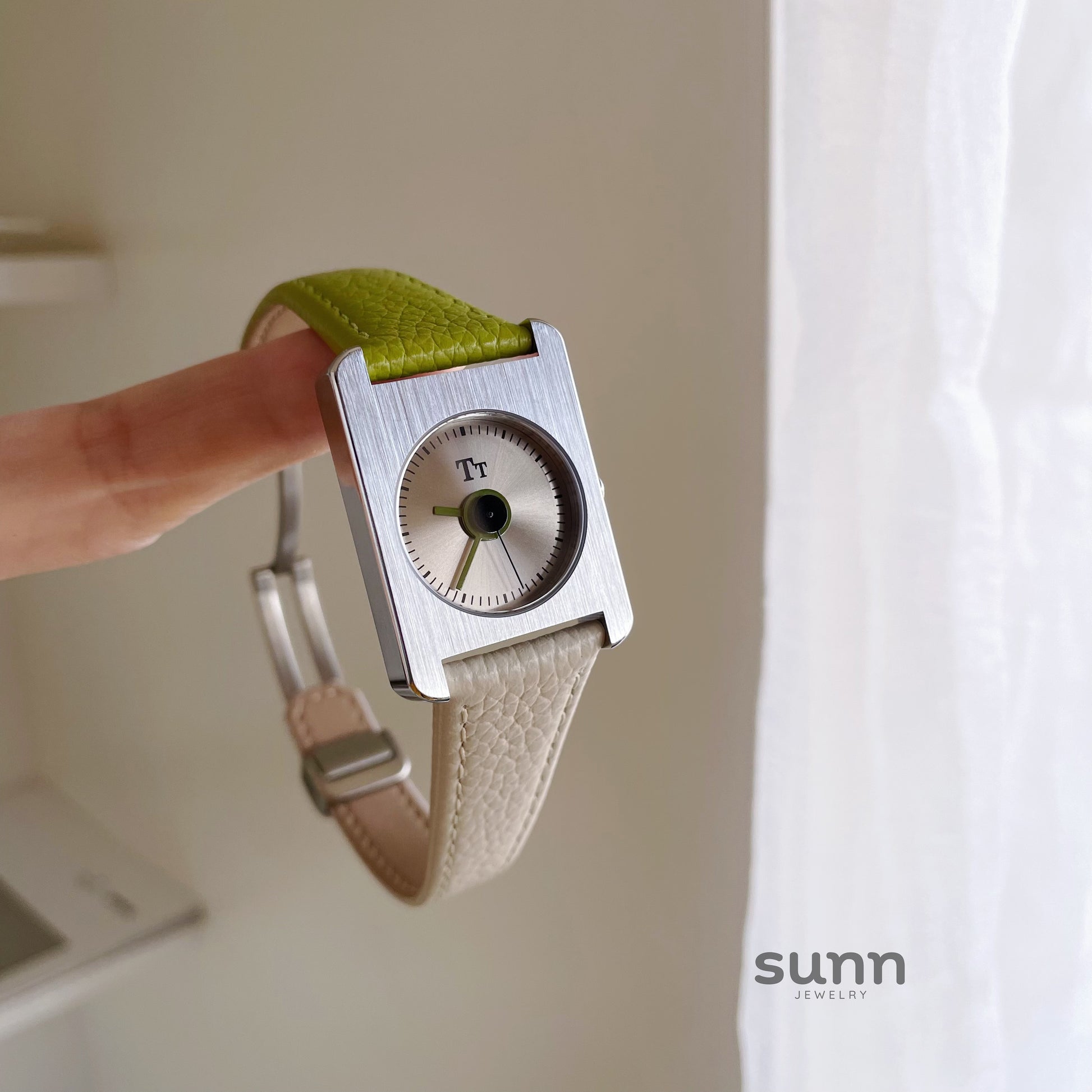 Fatoumata Two-Tone Leather Watch [Z4HPRQUJ]