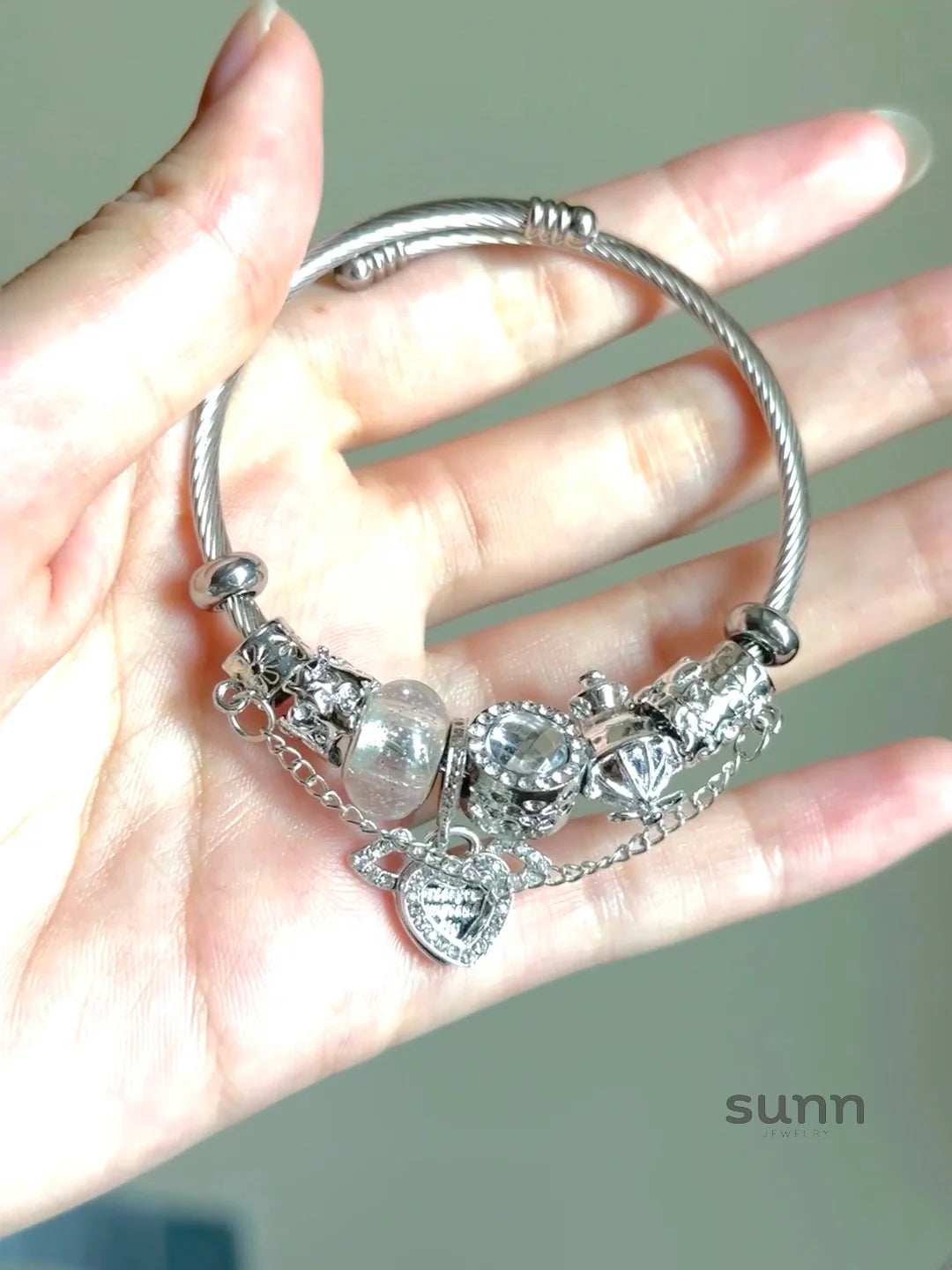 Faustina Star Heart Bracelet