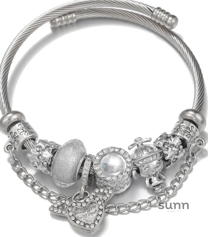 Faustina Star Heart Bracelet