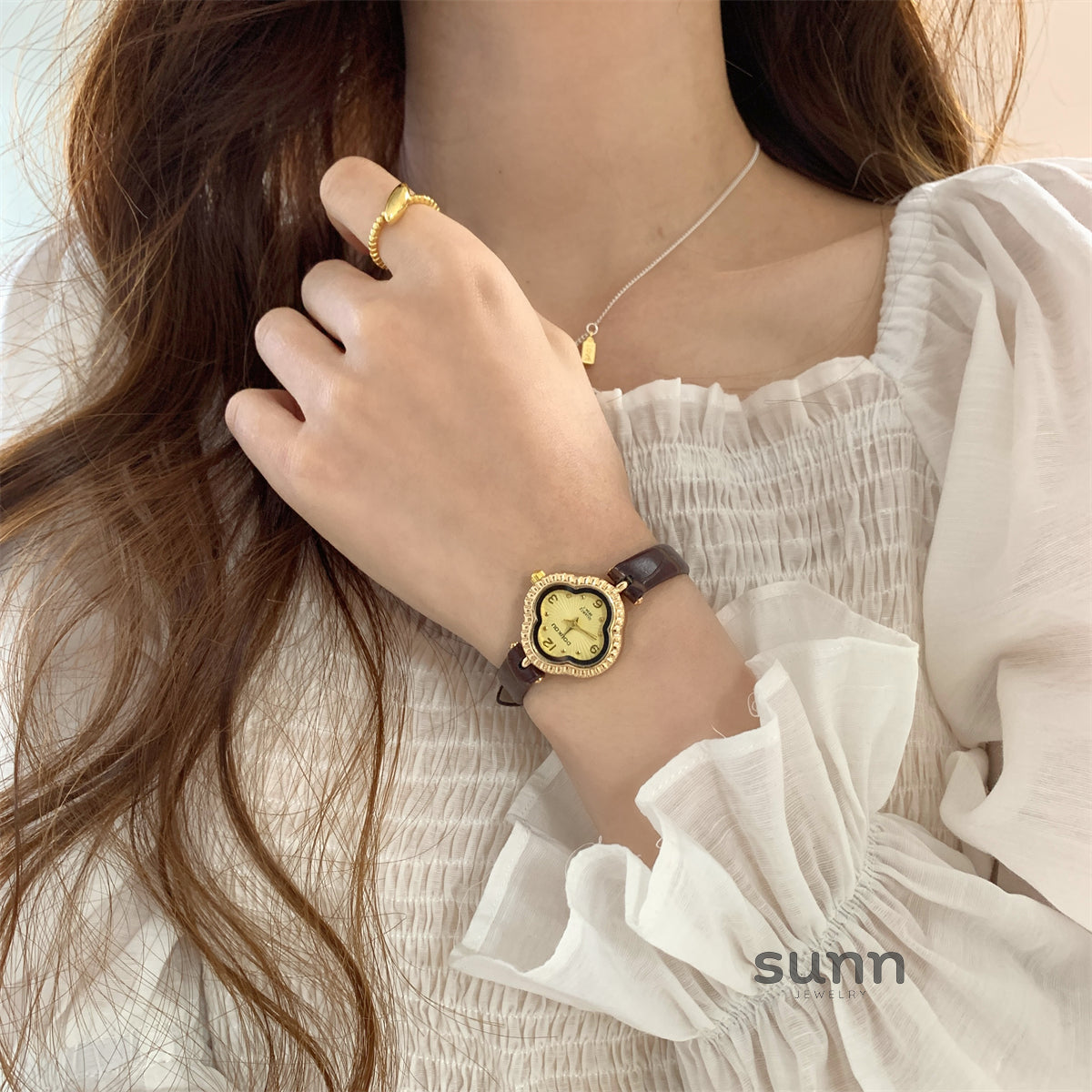 Faye Four-Leaf Clover Watch [QF03KCXY]