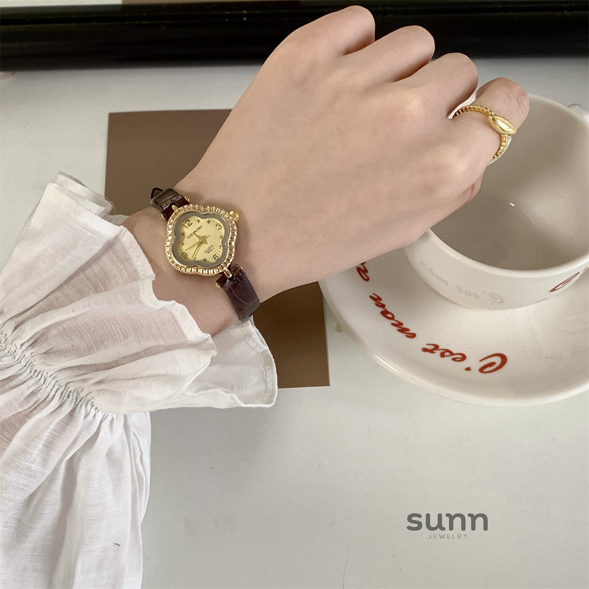Faye Four-Leaf Clover Watch [WCLC753S]