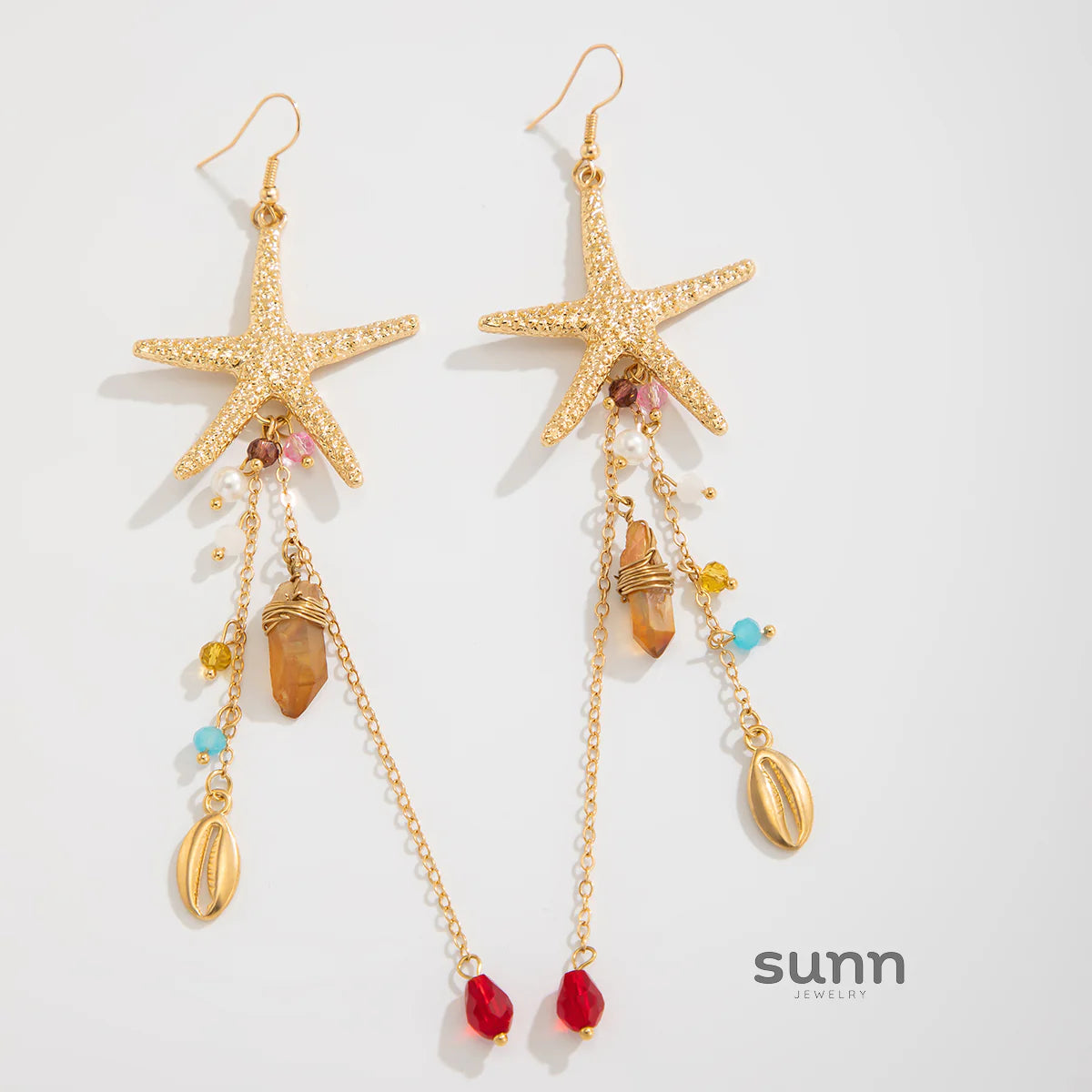 Finn Ocean Crystal Studs