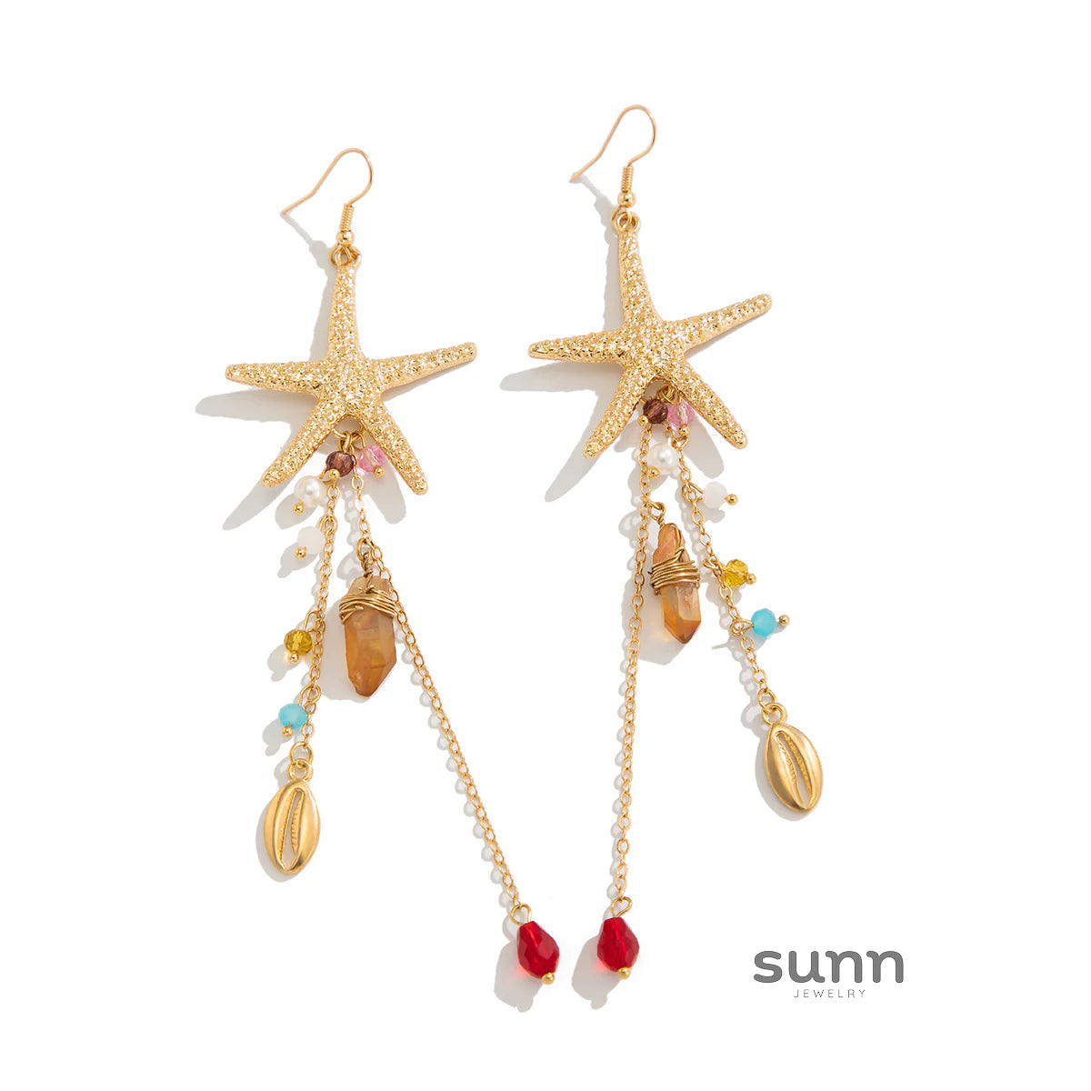 Finn Ocean Crystal Studs