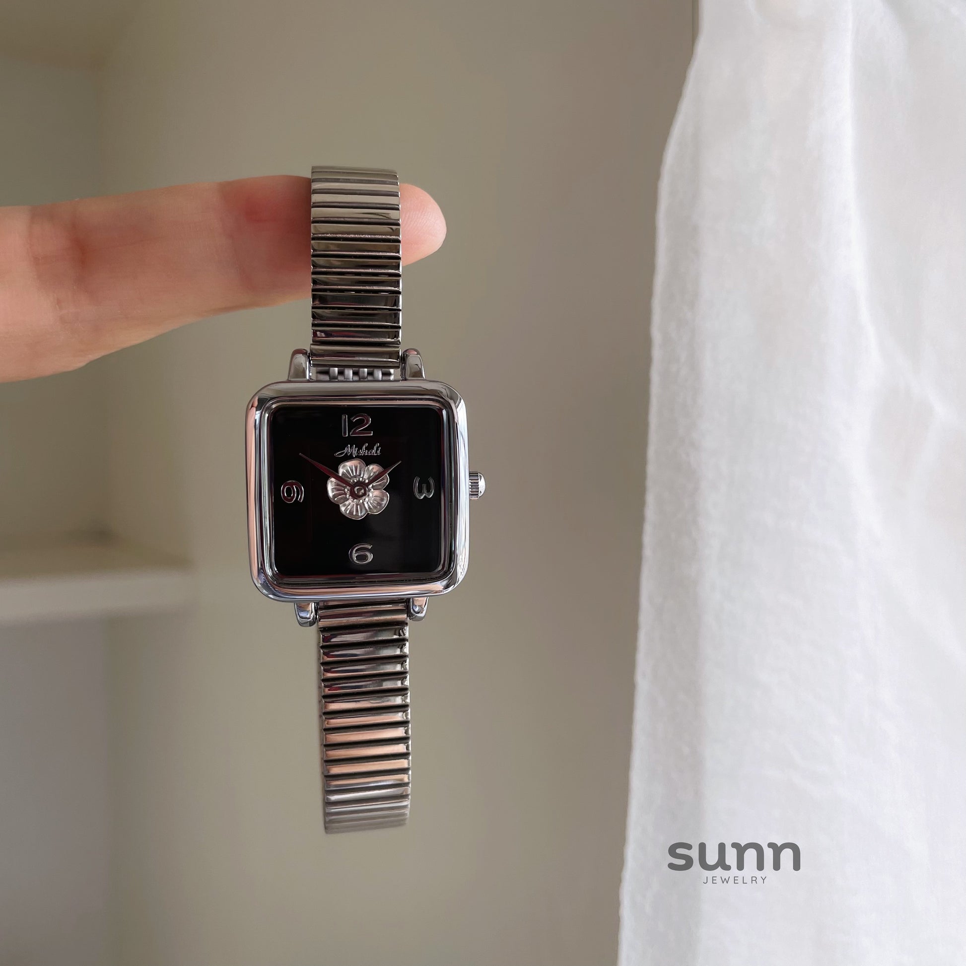 Fionna Bamboo Link Camellia Watch