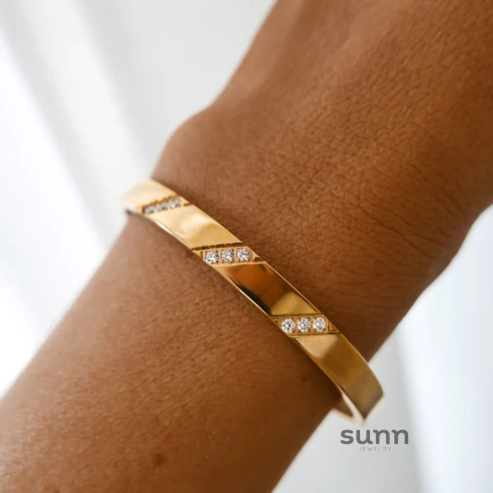 Flora Stackable Zircon Bracelet [ASJTAOXQ]