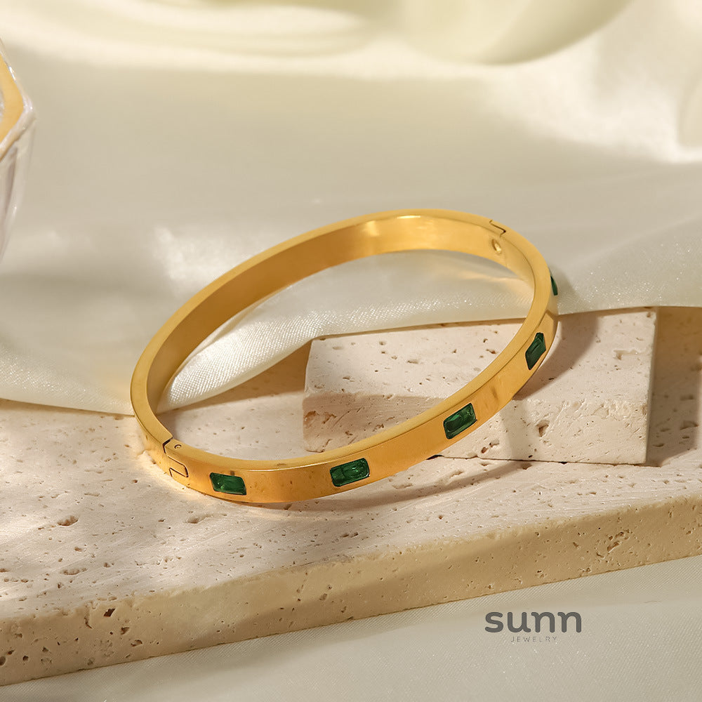 Flora Stackable Zircon Bracelet [7OBRO1PK]