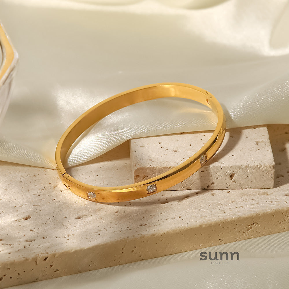 Flora Stackable Zircon Bracelet [895ZYA87]
