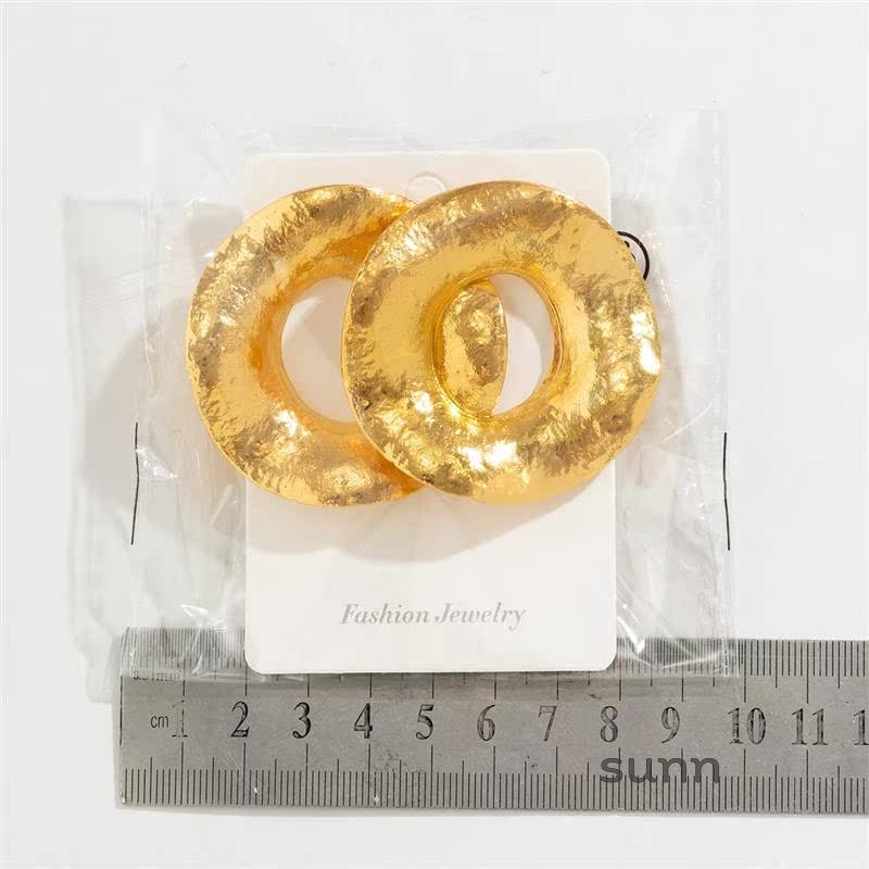 Fraidy Asymmetric Textured Earrings [PA8GK1V6]