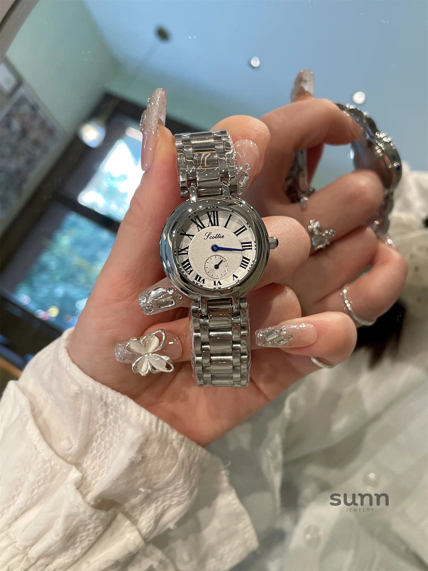 Fraidy Classic Silver Timepiece