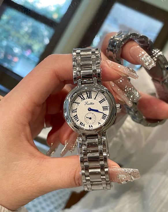Fraidy Classic Silver Timepiece