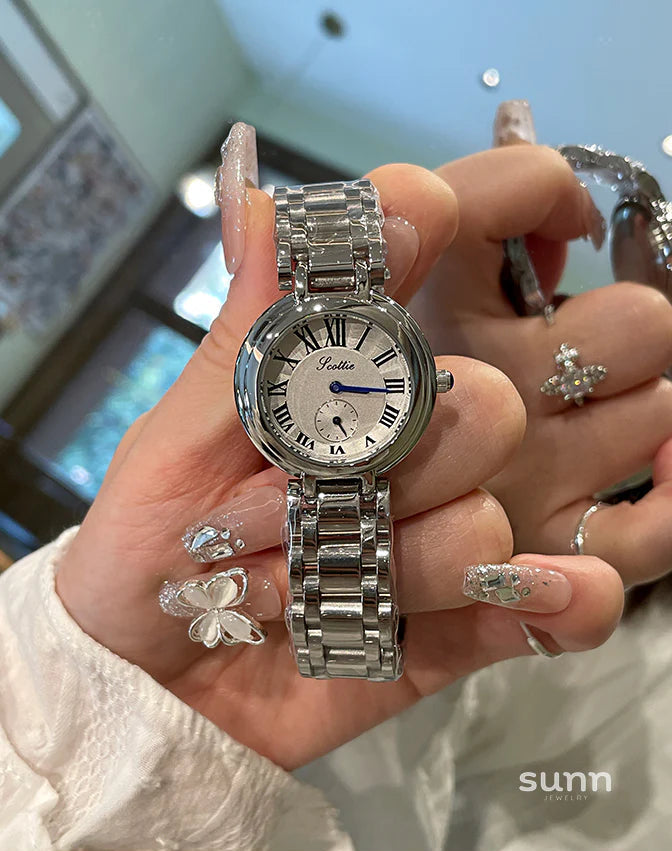 Fraidy Classic Silver Timepiece