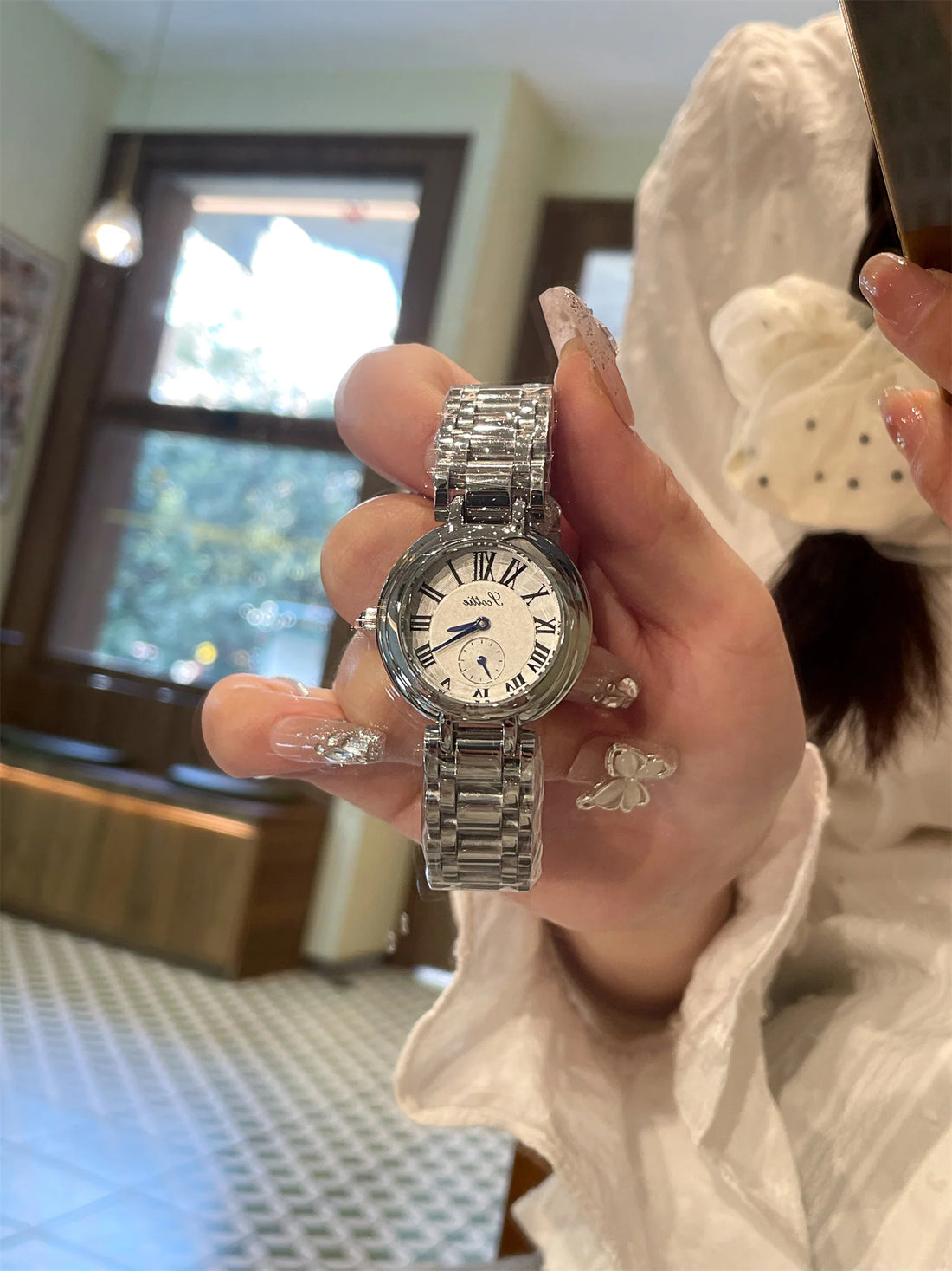 Fraidy Classic Silver Timepiece