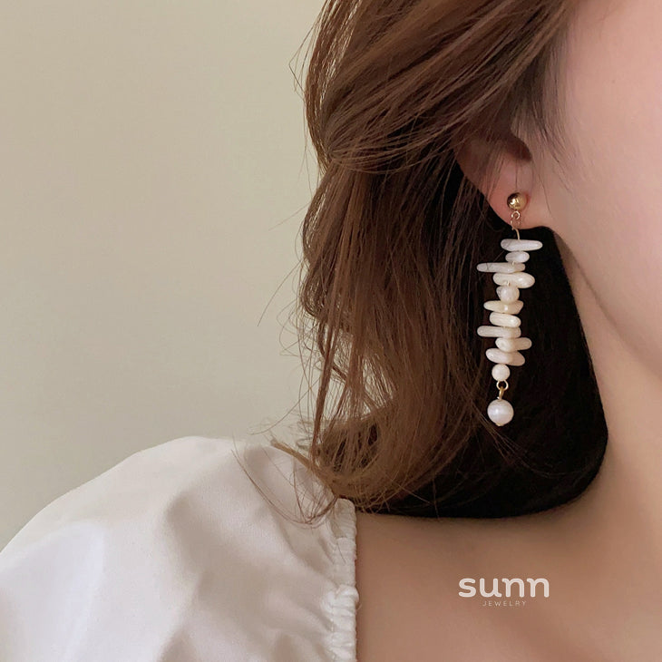 Francesca Coral Tassel Earrings [BS34NGTU]