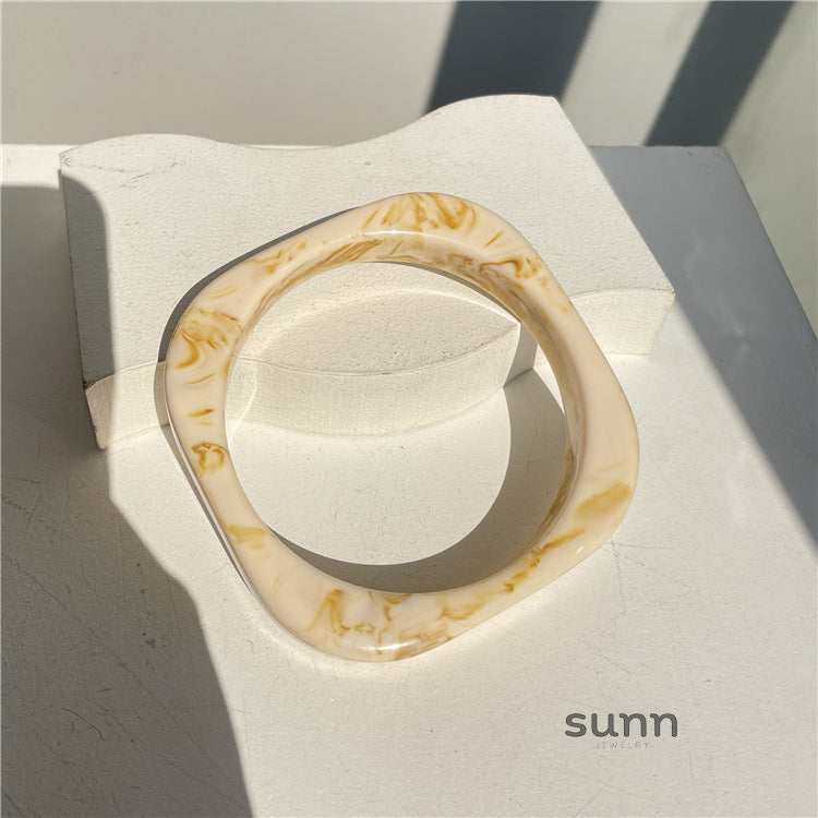 Francesca Marble Resin Bracelet [V4XJYJYR]