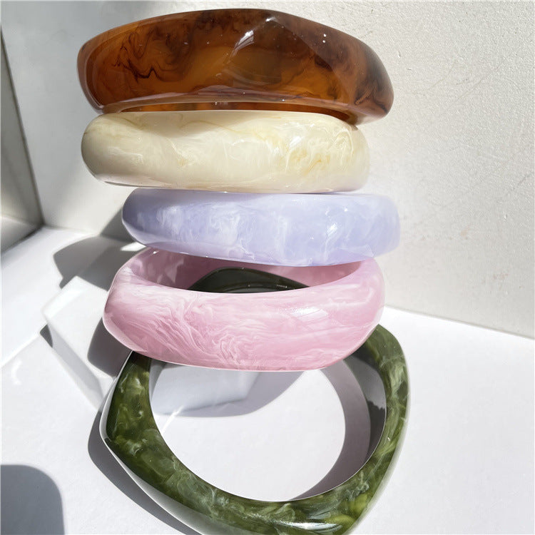 Francesca Marble Resin Bracelet [2J47A8VJ]