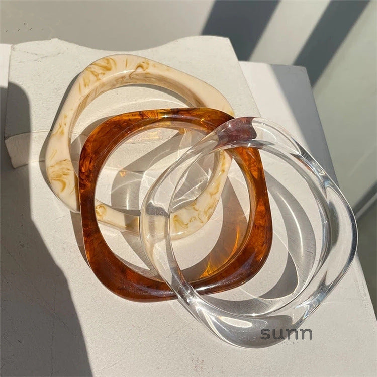 Francesca Marble Resin Bracelet [XGOXCXFJ]