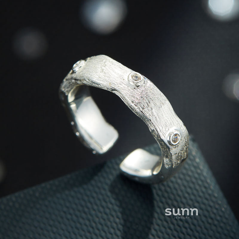 Fynlee Irregular Brushed Gold Ring [EXQJTEPO]