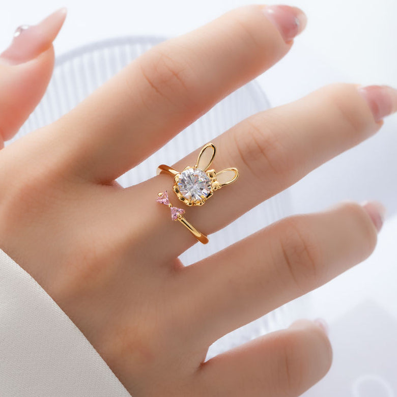 Gabrielle Bunny Open Ring [EEKESK9N]