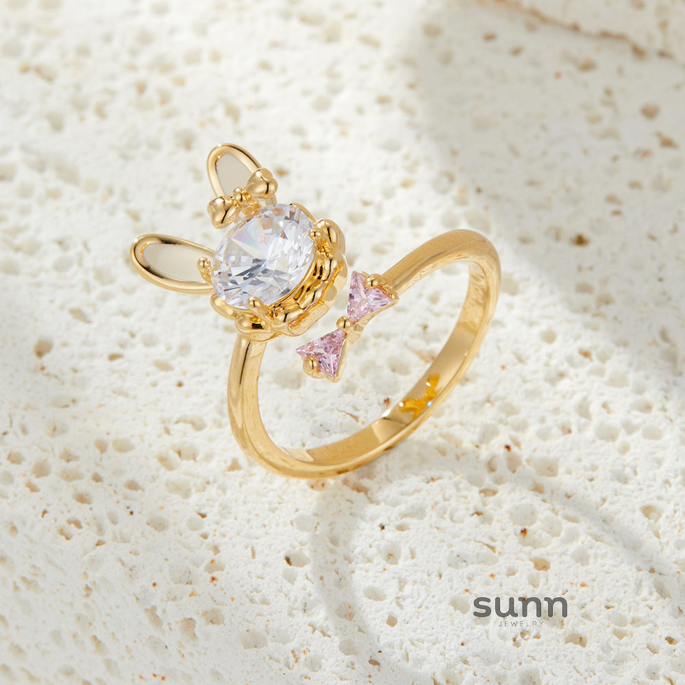 Gabrielle Bunny Open Ring [8NX4ZRFK]