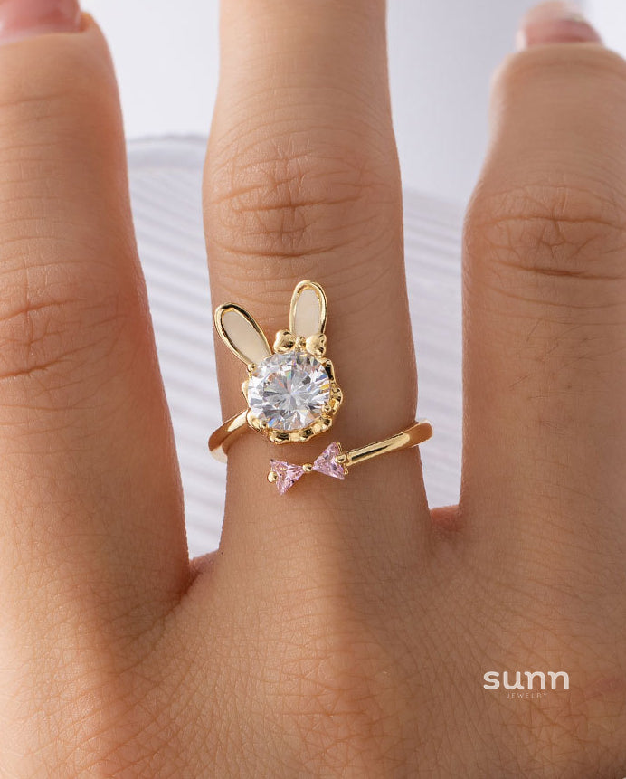 Gabrielle Bunny Open Ring [GSW01CZV]
