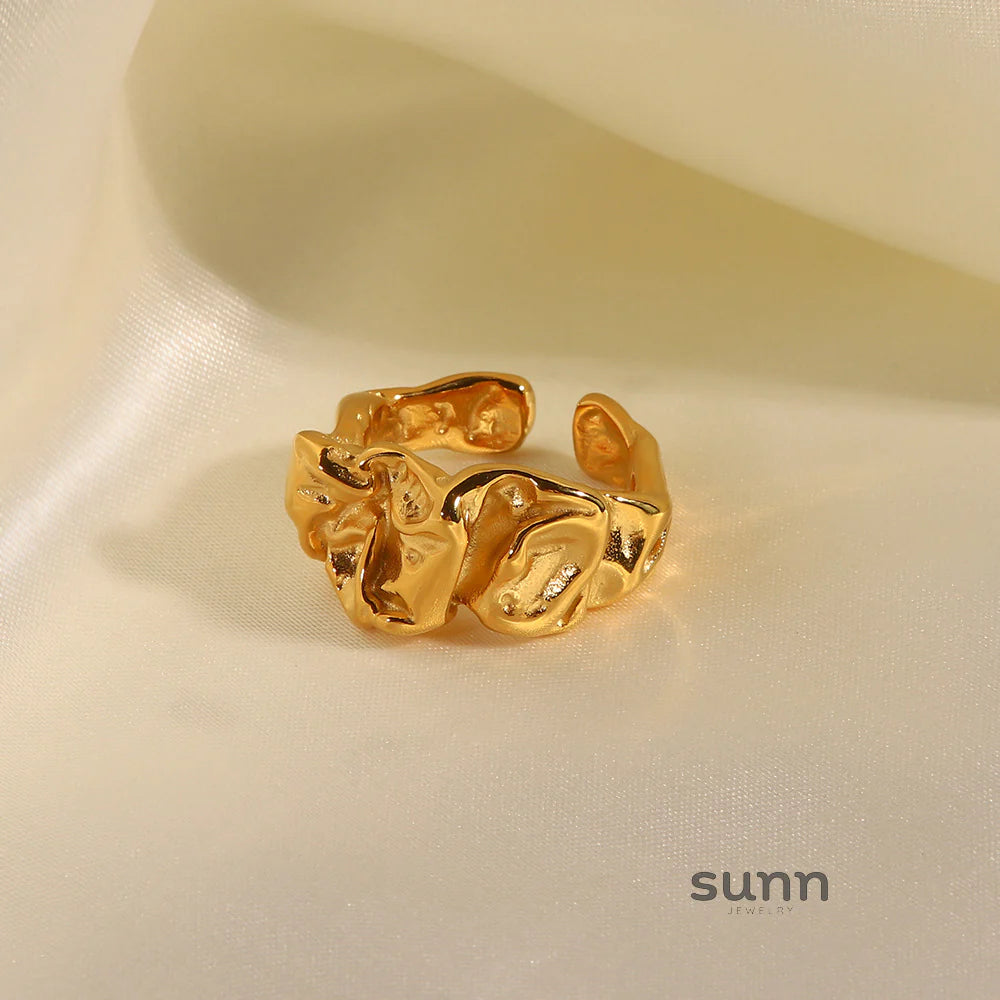 Galilee Molten Stainless Ring
