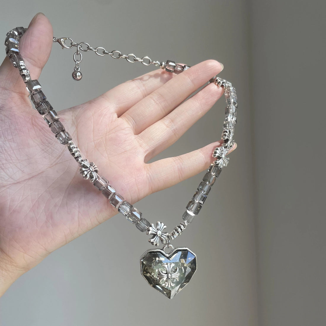 Genesis Crystal Heart Pendant Necklace