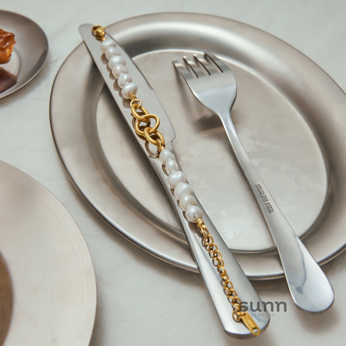 Genessis Pearl Cross Bracelet [NFFPR5CS]