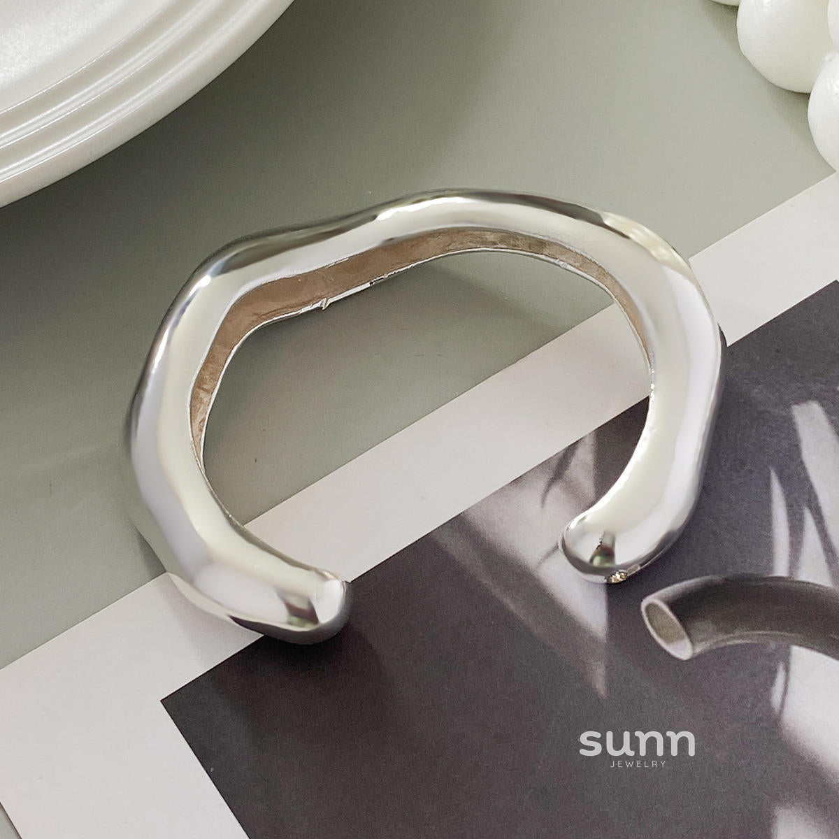 Genevieve Sculptural Metal Jewelry [X6LAIKQK]