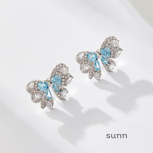 Gentry Crystal Butterfly Studs [X74WWYGS]