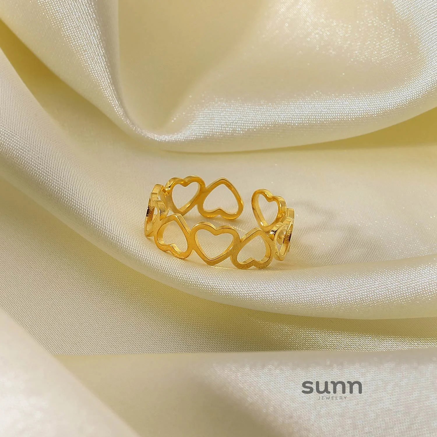 Gentry Open Heart Ring