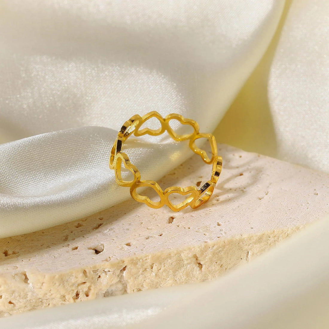 Gentry Open Heart Ring