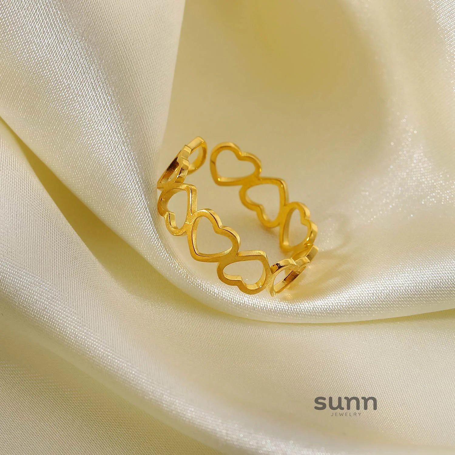 Gentry Open Heart Ring