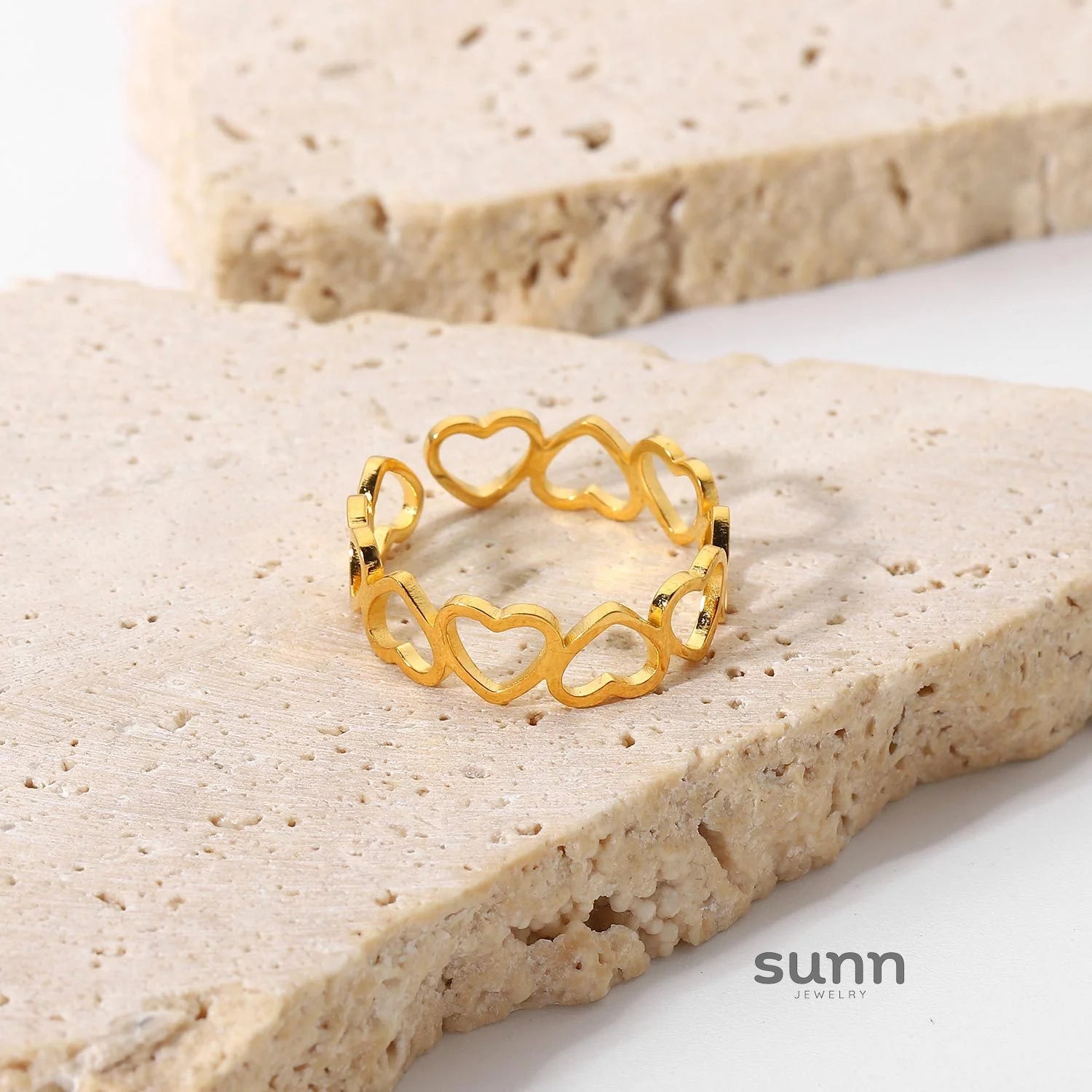 Gentry Open Heart Ring