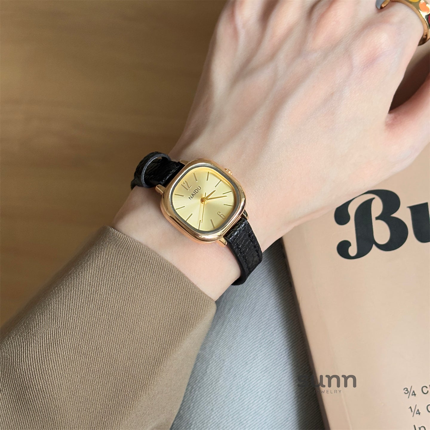 Gentry Vintage Square Watch [6FHR1JWJ]