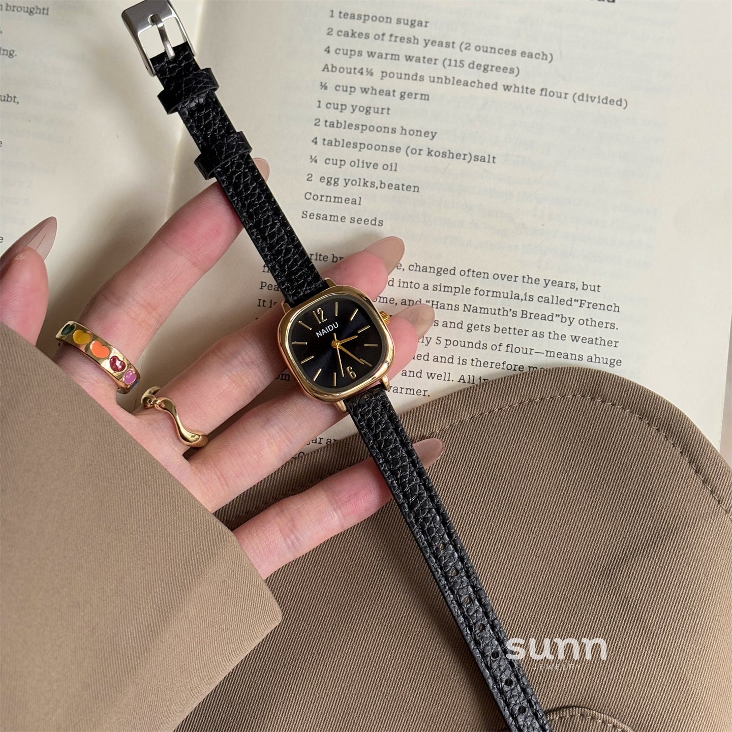 Gentry Vintage Square Watch [O5UCD56D]