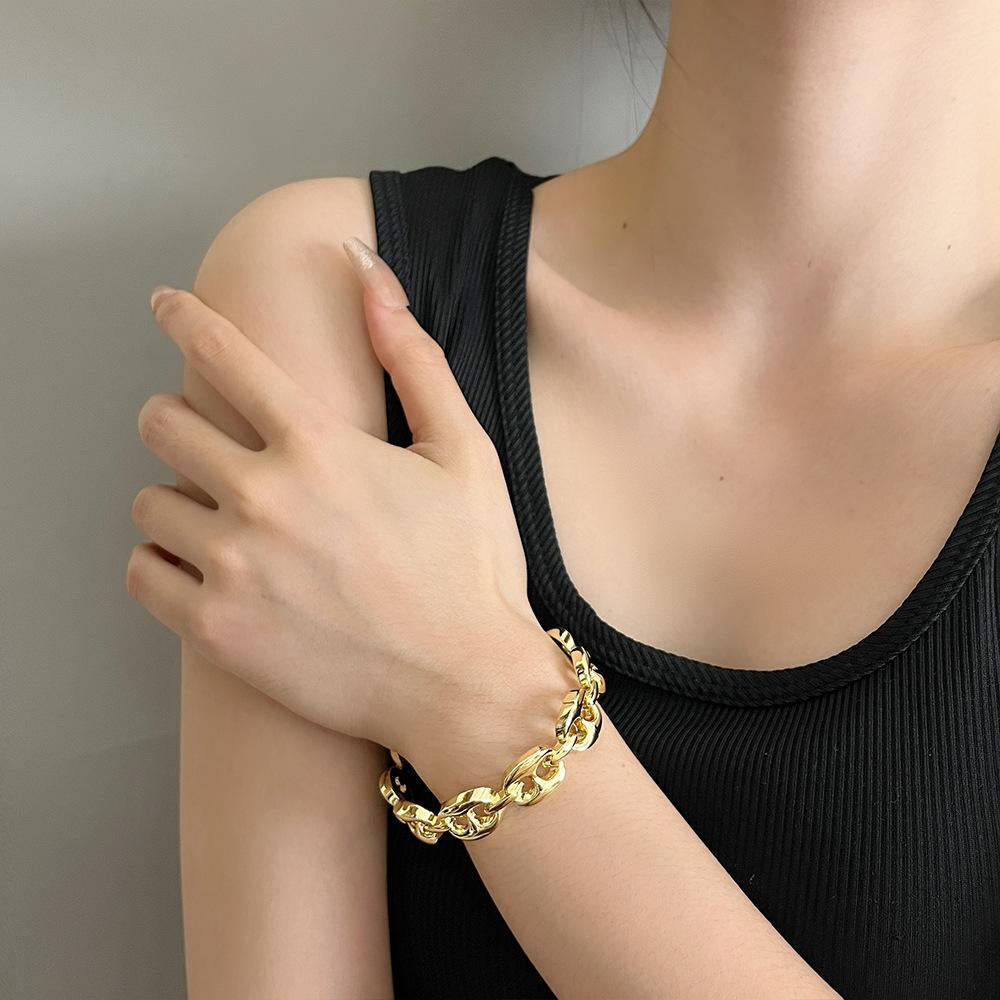 Georgianna Geometric Cuff Bracelet [14VN0NUT]