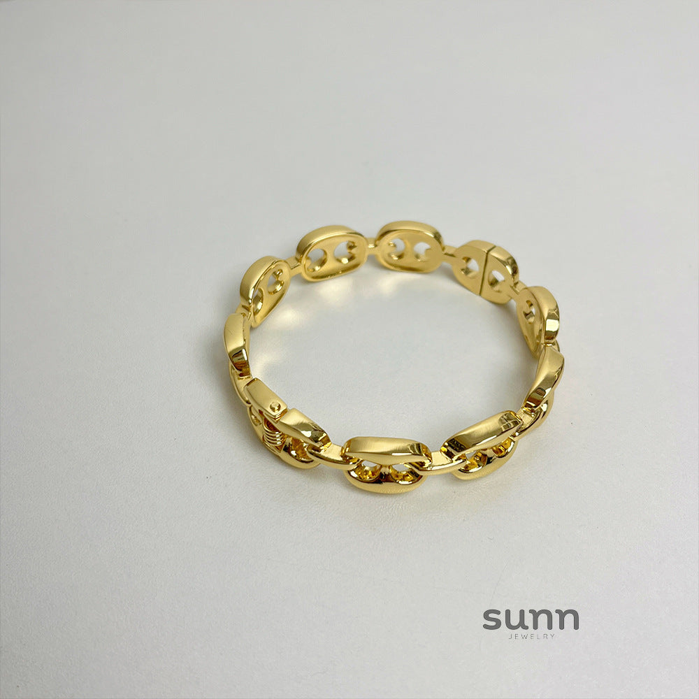 Georgianna Geometric Cuff Bracelet [WNWYXZH1]