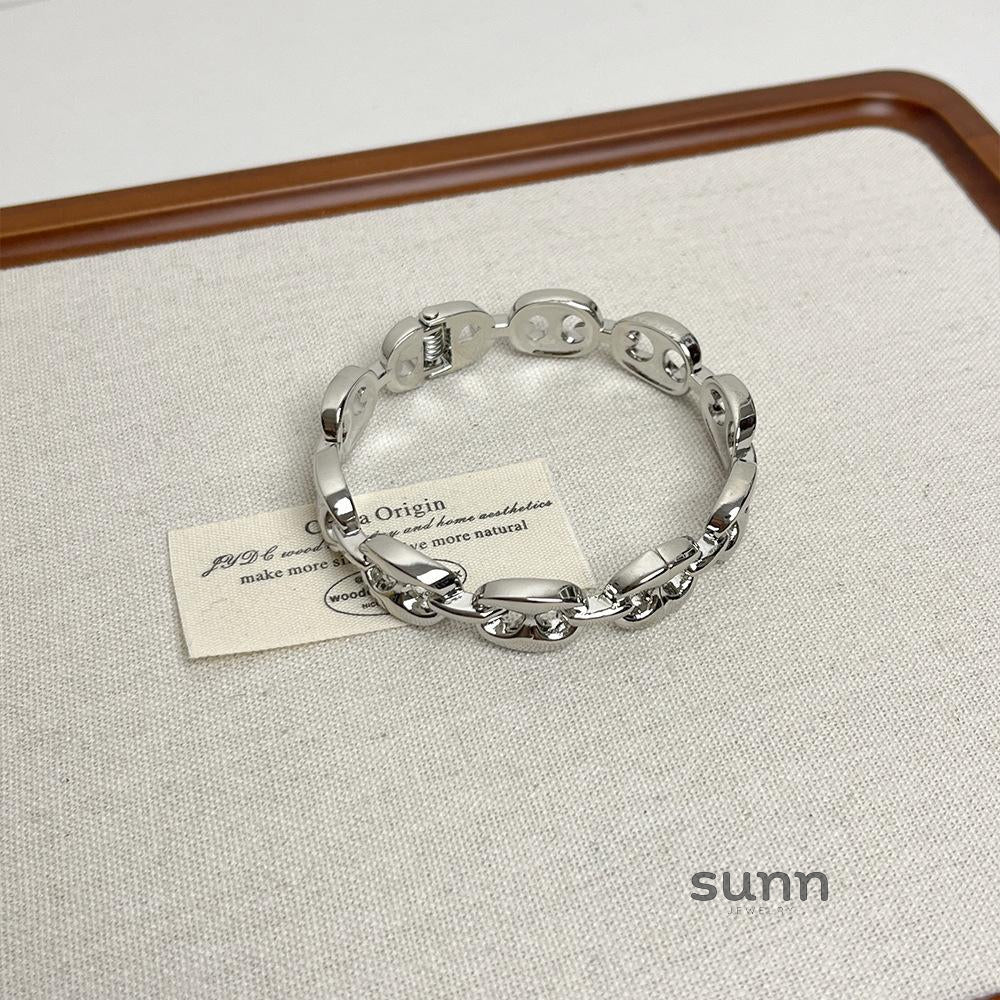 Georgianna Geometric Cuff Bracelet [NWCS11PM]